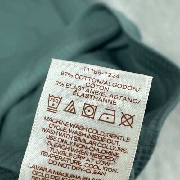 Scotch & Soda Mens Green Textured Crewneck T-Shirt XL Cotton Blend a0269 - Picture 6 of 10